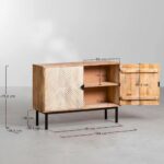 Handcrafted Curved Modern Cabinet - Image 5