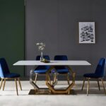 Metal Dining Table With Chairs - Image 2