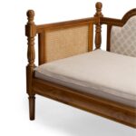 Handcrafted Wooden Three Seater Modern Sofa - Image 5
