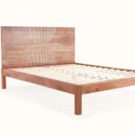 Handcrafted Antique Hand Design Bed - Image 4