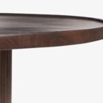 Handcrafted Round Mango Wood Coffee Table - Image 4