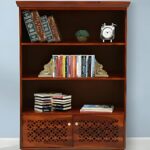 Indian Design Mango Wood Bookcase
