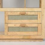 Indian Mango Wood Natural Finish (Bookshelf) - Image 5