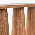 Handcrafted Light Brown Ceruse Finish on Wooden - Image 7