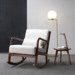 Mango Wood Rocking Chair - Image 3