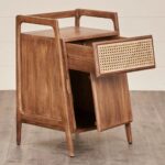 Wooden Rattan Connection Mango Wood - Image 3