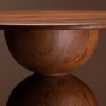 Handcrafted Wooden Design End Table - Image 5