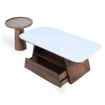 Wooden 2 Set Coffee & End Table - Image 2