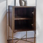 Mango Wooden & Iron Bedside Table - Image 3