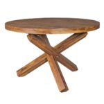 Solid Wood Dining Table-Round - Image 6