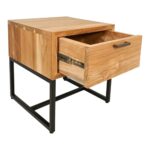 Handcrafted Bedside Table 1 Drawer - Image 2