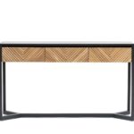 Wooden Antique Console Table with Drawer - Image 3