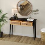 Wooden Artistic Handmade Console Table - Image 3