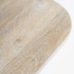 New White Design Carved End Table - Image 5