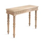 Hand Carved Wooden Console Table - Image 4