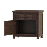 Handcrafted Curved Bedside Table - Image 6