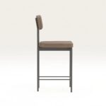 Handmade Metal Square Bar Chair - Image 2