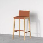 Antique Indian Design Square Barstool - Image 5