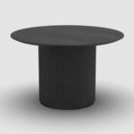 Handmade Mango Wood Round Dining Table - Image 5