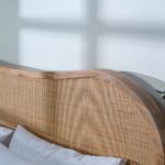 Béryl Rattan Mango Wood Bed - Image 3