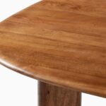 Handcrafted Solid Mango Wood Dining Table Set - Image 6