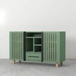 Hand Carved Sideboard in Mango Wood Furniture - Image 4