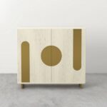Handcrafted  Wooden Artistic Mango Wood In Sideboard - Image 5