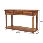 Solid wood console table - Image 5