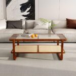 Antique Mango Wooden Coffee Table Furniture - Image 2