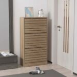 Handcrafted Manufactured Wood Shoe Rack - Image 2