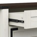 Shoe Rack Storage Cabinet with 2 Flip Drawers - Image 2