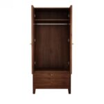 Handmade Wooden Bookshelf with Storage Cabinet, Solid Wood Bookcase Organizer, Modern Storage Shelf for Living Room Bedroom Office - Image 5