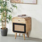 Handmade Wooden Bedside Table Furniture