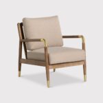 Handcrafted Mango Wooden Sofa Chair - Image 4