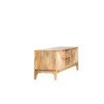 Handcrafted Wooden Tv Cabinet – Natural Finish - Image 5