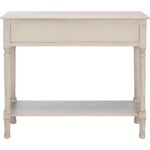 Modern Curved Mango Wood Console Table - Image 5