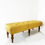 Wooden Artistic Embroidered Bench - Image 2