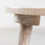 Wooden Curved Side Table - Image 5