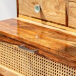 Aspen 6 Drawers Wooden Cabinet - Image 3