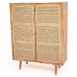 Rattan 2 Door Cabinet/Buffet - Image 4