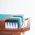 Wooden Artistic Seater Ikat Bench - Image 2