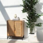 Rattan Two Doors Sideboard/Cabinet - Image 2