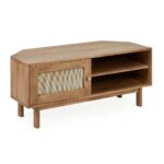 Handcrafted Wooden Tv Cabinet – Natural Finish - Image 5