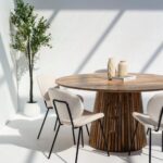 Kinley Round Wood Dining Table - Image 7