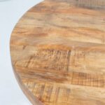 Round Mango Wood Dining Table - Image 4