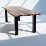 Isabella Rose Wood Top Dining Table - Image 4