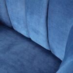 Blue Fabric Chair - Image 4