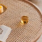 Wooden Modern Cane Round Coffee Table - Image 5