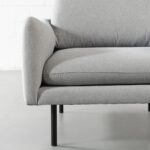 MAPLETON - Grey Fabric Chair - Image 4