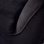 Black Velvet Chair - Image 6